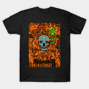 Dive into Mexican Flair - A MaleMask NFT with MexicanEye Color and DarkItem T-Shirt